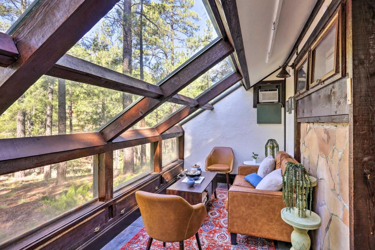 Woodsy Flagstaff Hideaway With Deck And Sunroom! Mountainaire Εξωτερικό φωτογραφία