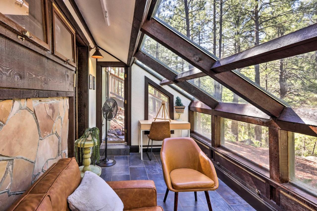 Woodsy Flagstaff Hideaway With Deck And Sunroom! Mountainaire Εξωτερικό φωτογραφία