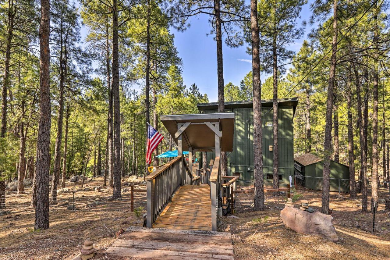 Woodsy Flagstaff Hideaway With Deck And Sunroom! Mountainaire Εξωτερικό φωτογραφία