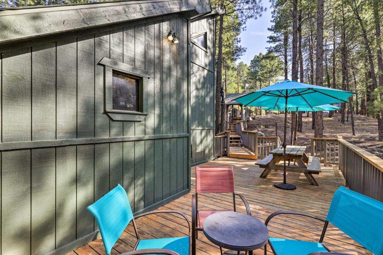 Woodsy Flagstaff Hideaway With Deck And Sunroom! Mountainaire Εξωτερικό φωτογραφία